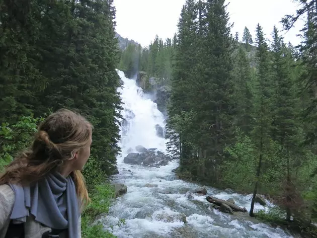 Laura Dekker dans le parc national de Teton