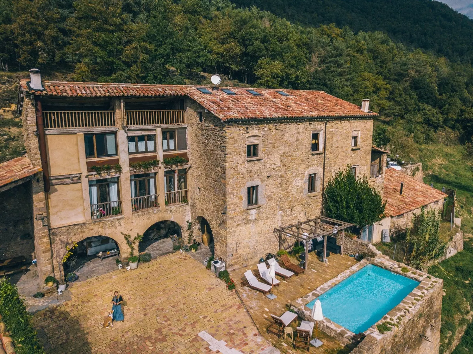 Mas el Mir est un charmant hôtel rural à Ripoll.