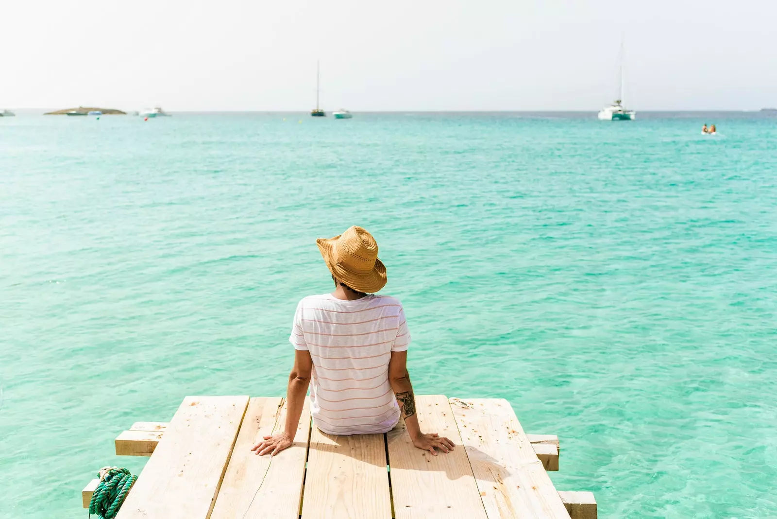 Uji bruz i Formentera është vështrimi i pafund i Mesdheut.