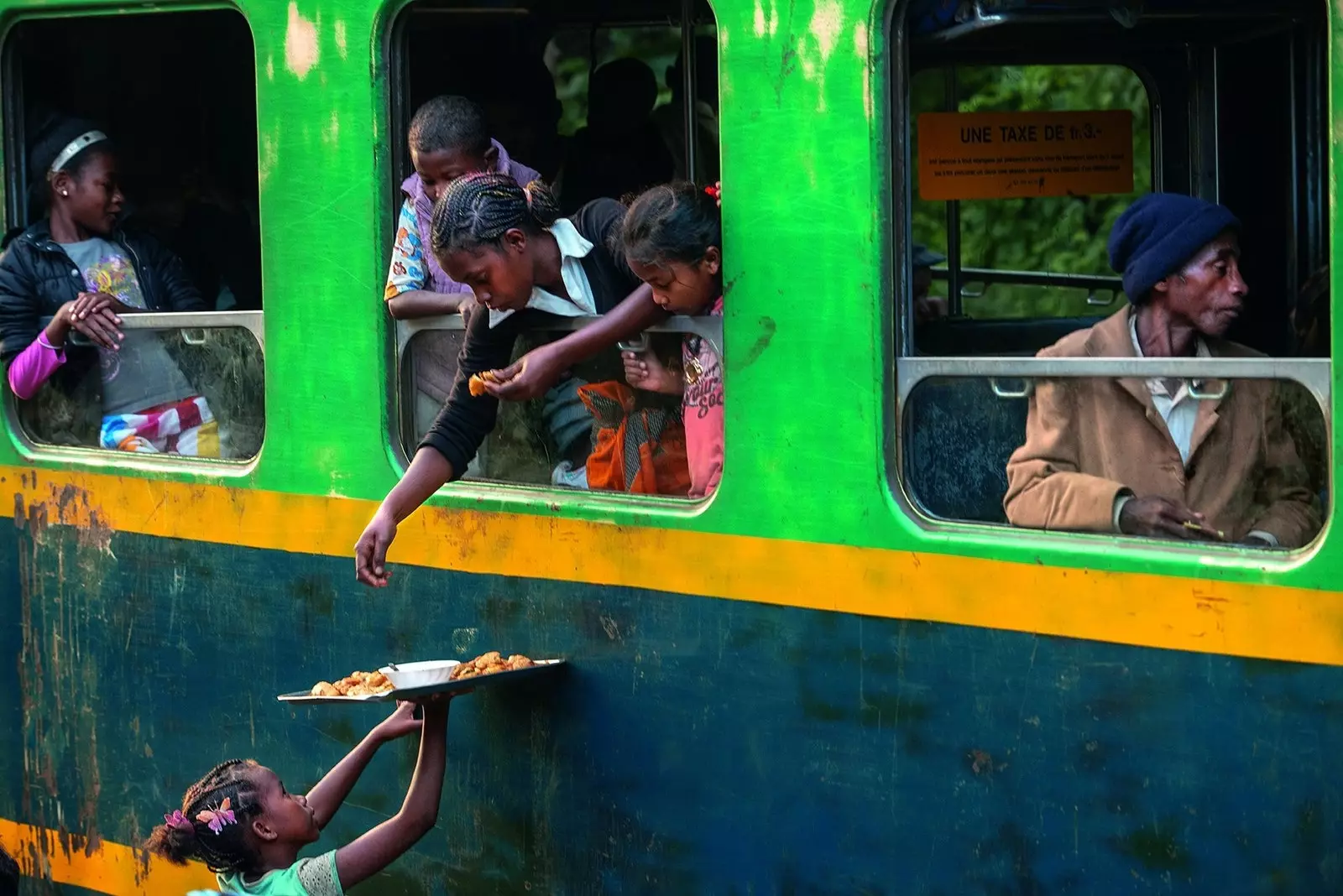 Le train de la jungle à Madagascar.