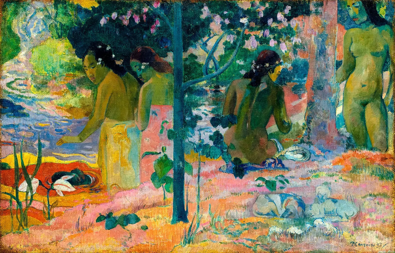 Yıkananlar Paul Gauguin