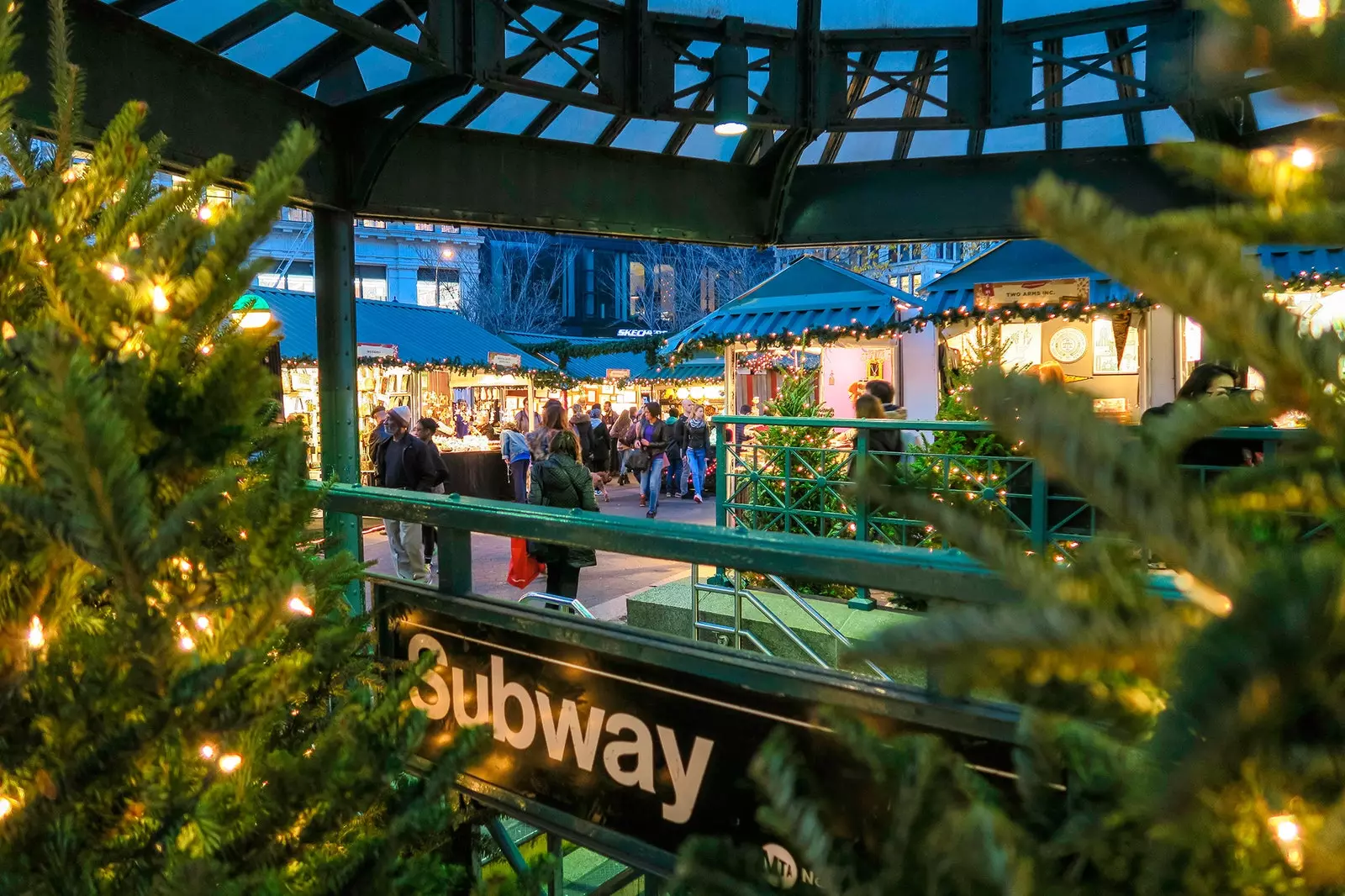 Jarmark bożonarodzeniowy na Union Square