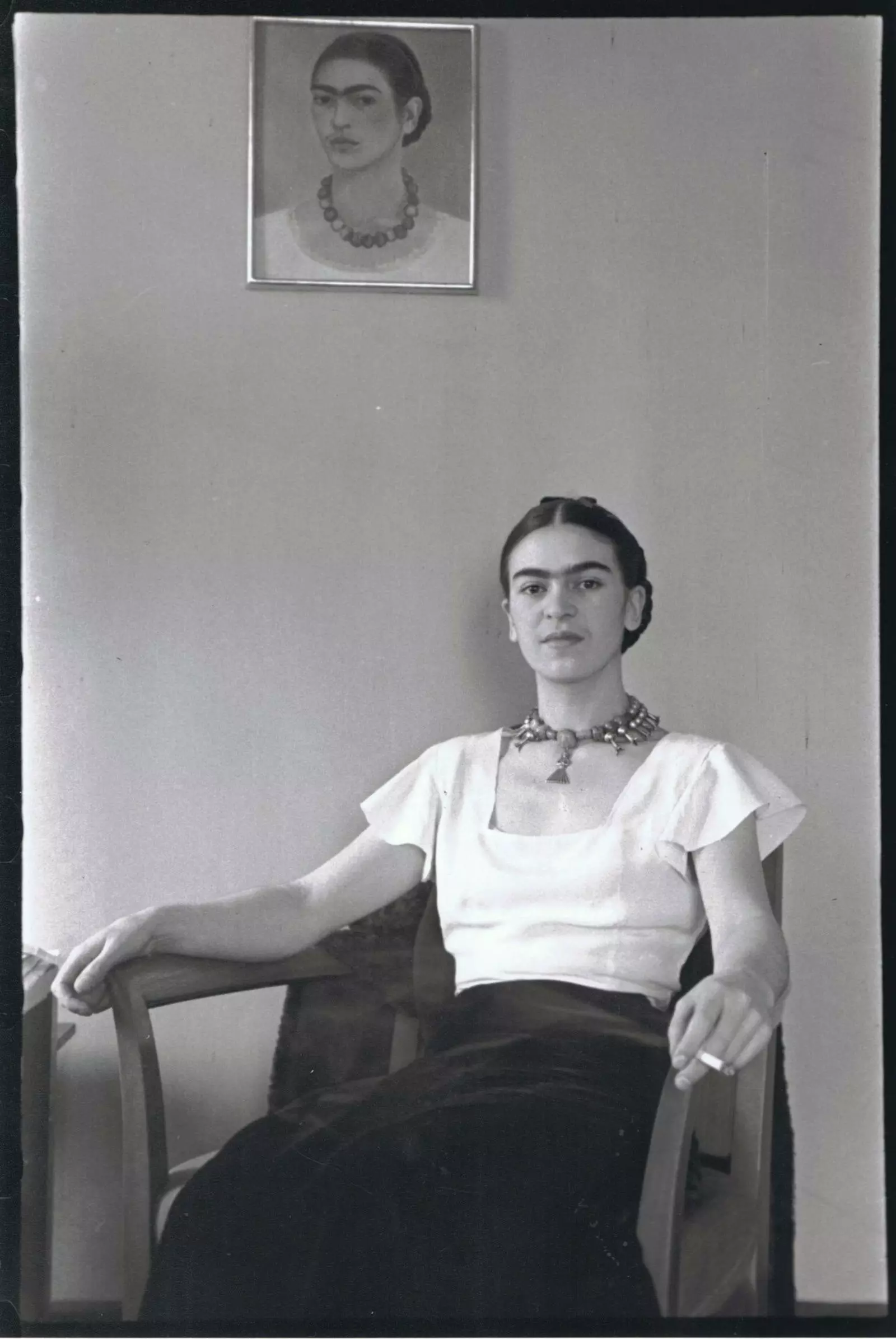 Frida al Barbizon Plaza Hotel nel 1933.