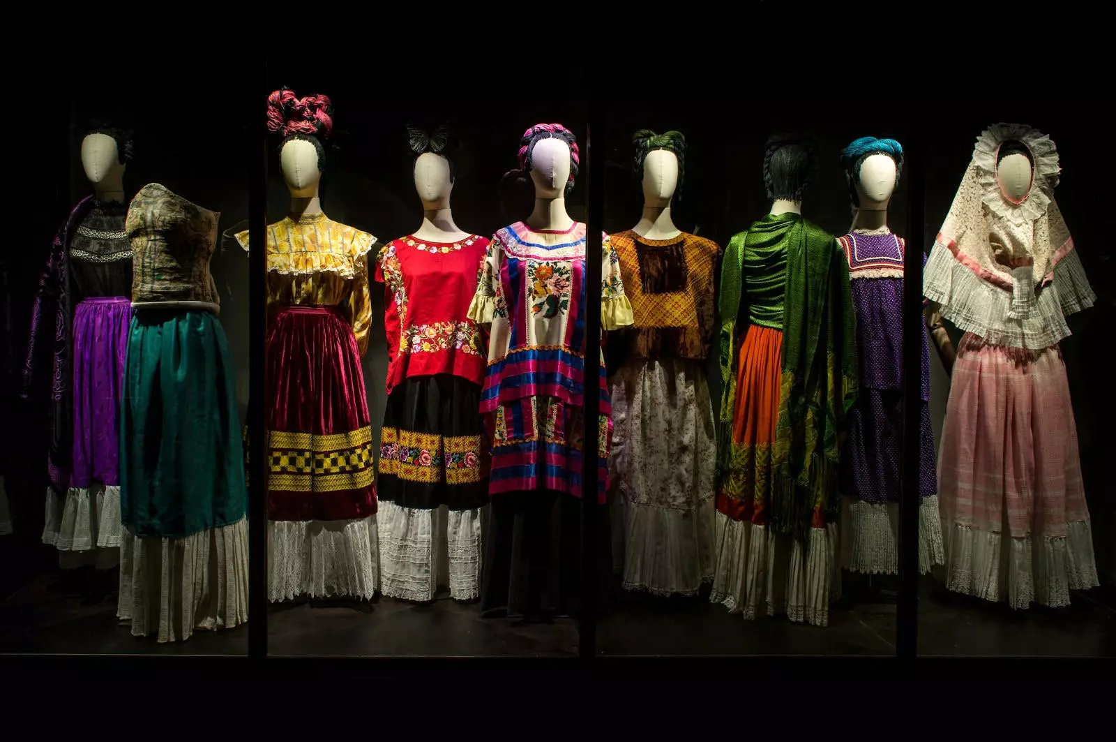 Frida's Tehuana dresses.