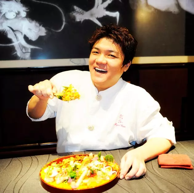 Chef Seiji Yamamoto at the RyuGin in Tokyo