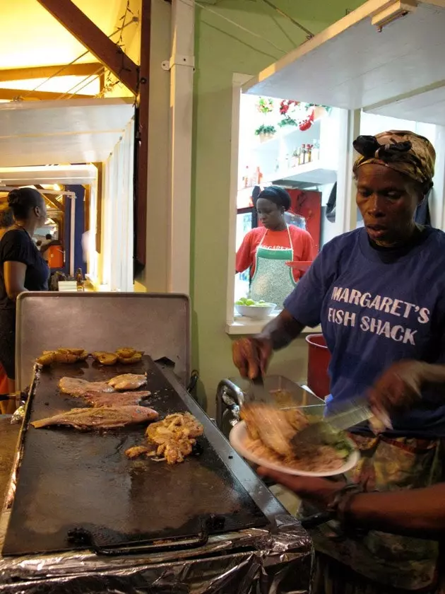 Onları yemək üçün bazarlar Barbados adaları