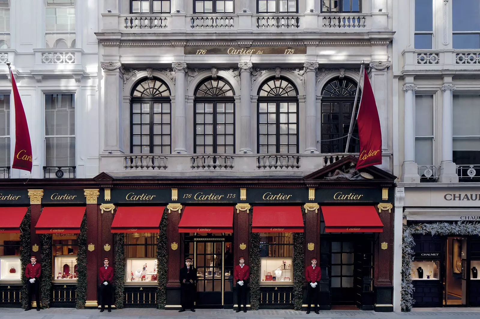 Cartier facade på New Bond Street