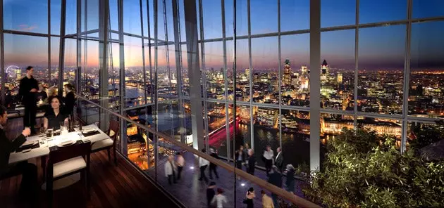 Gedung pencakar langit Hutong di The Shard