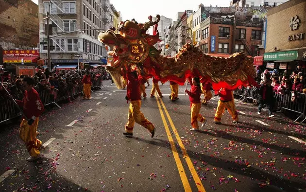 Parada kitajskega novega leta na Manhattnu