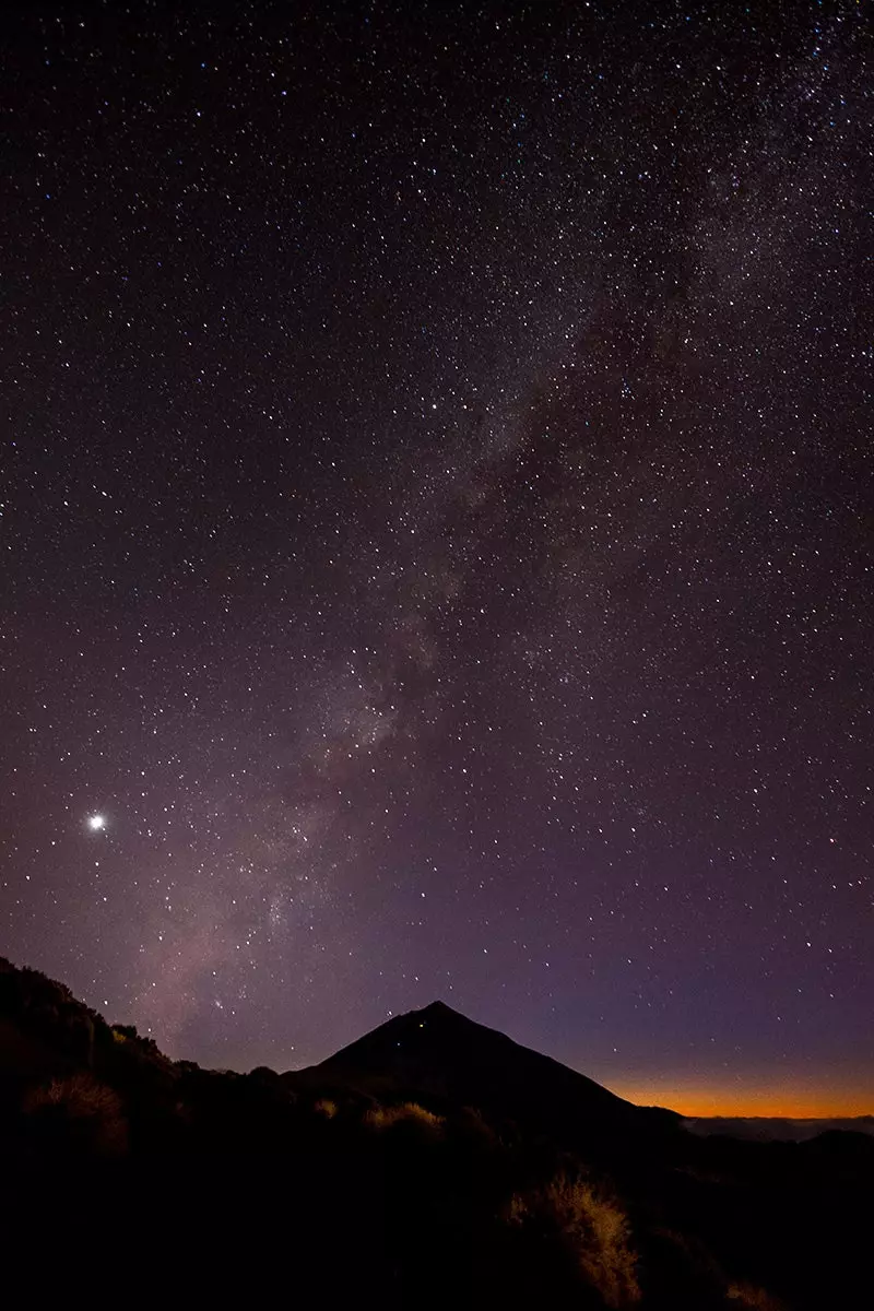 Så här ser universum ut från berget Teide