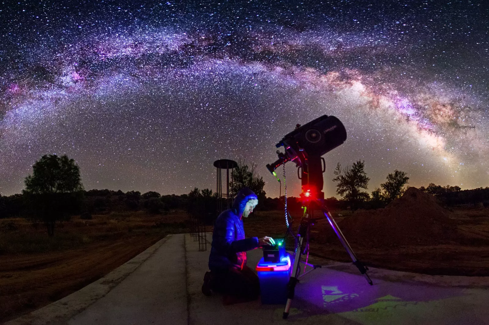 Cérès sous les étoiles