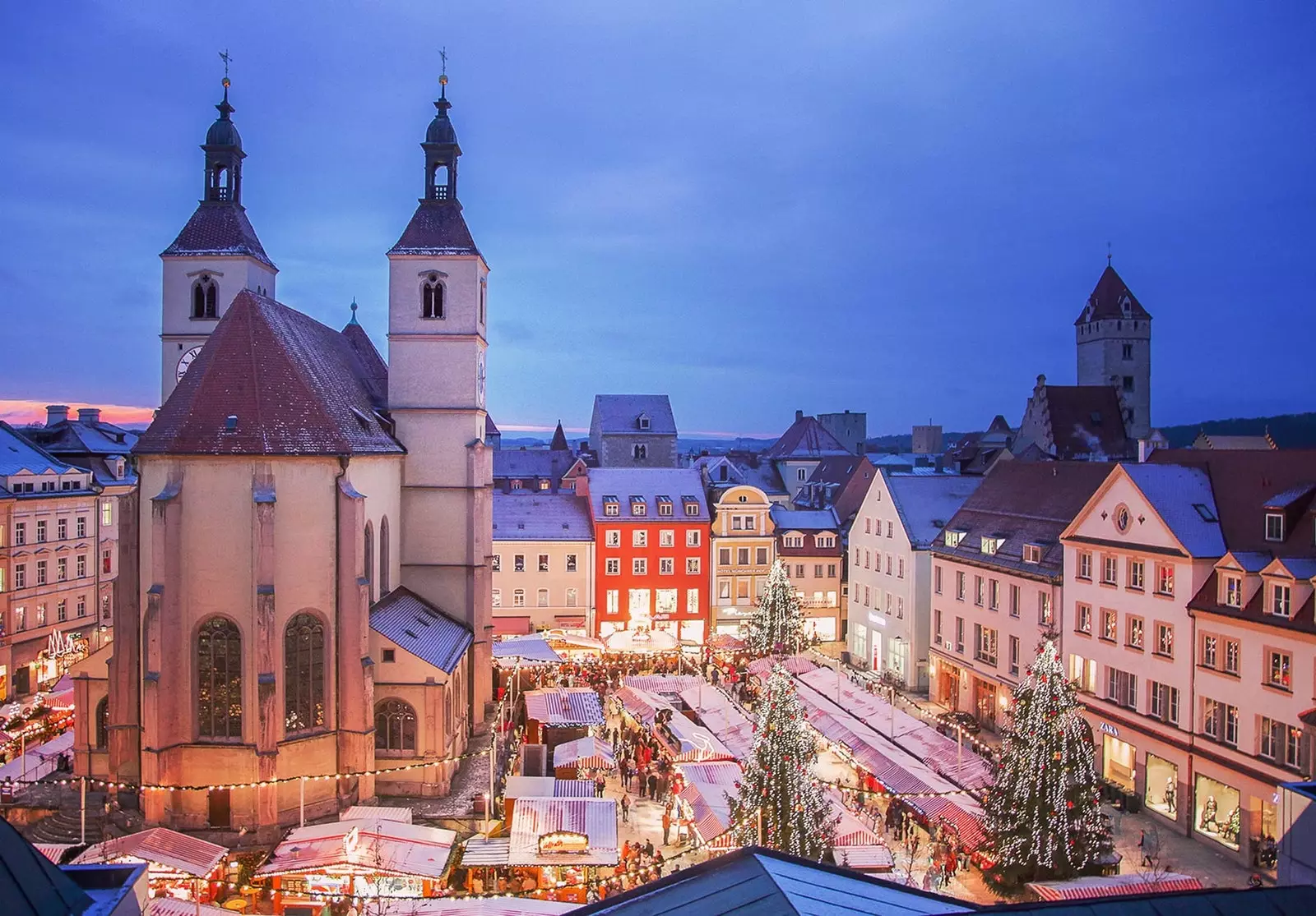 Christmas magic invades Regensburg Germany