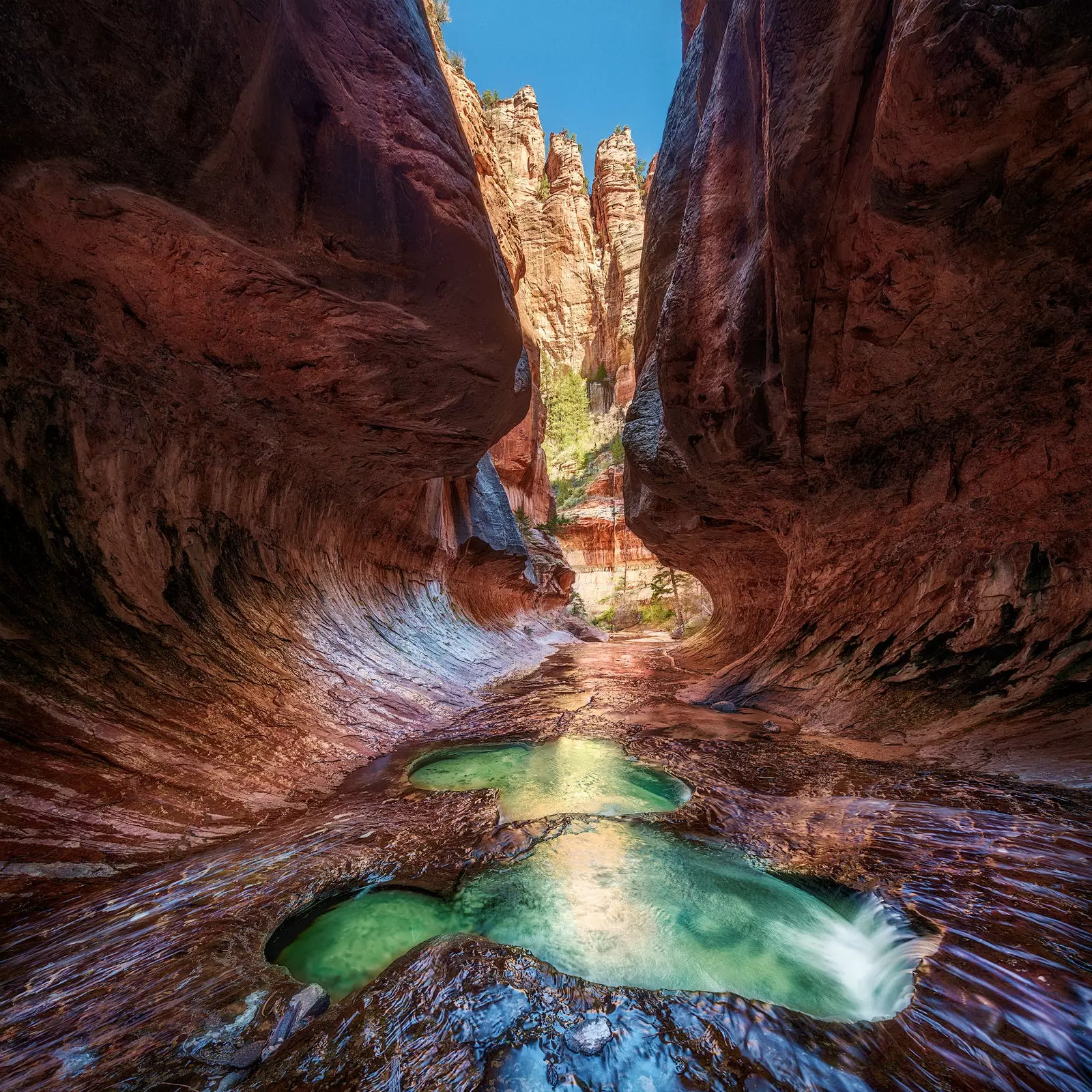 Zion Utah þjóðgarðurinn.