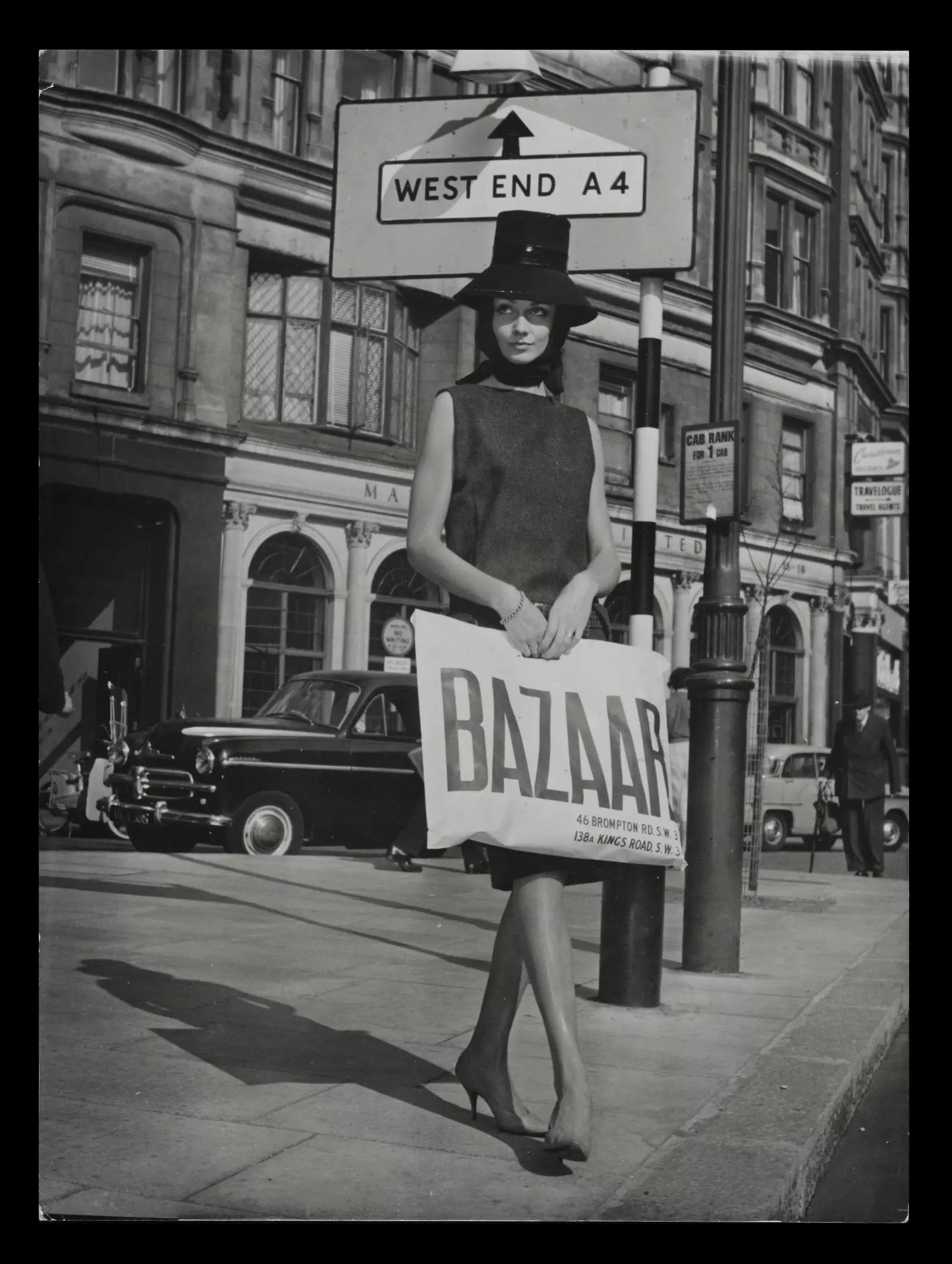 A model at the Bazaar store.