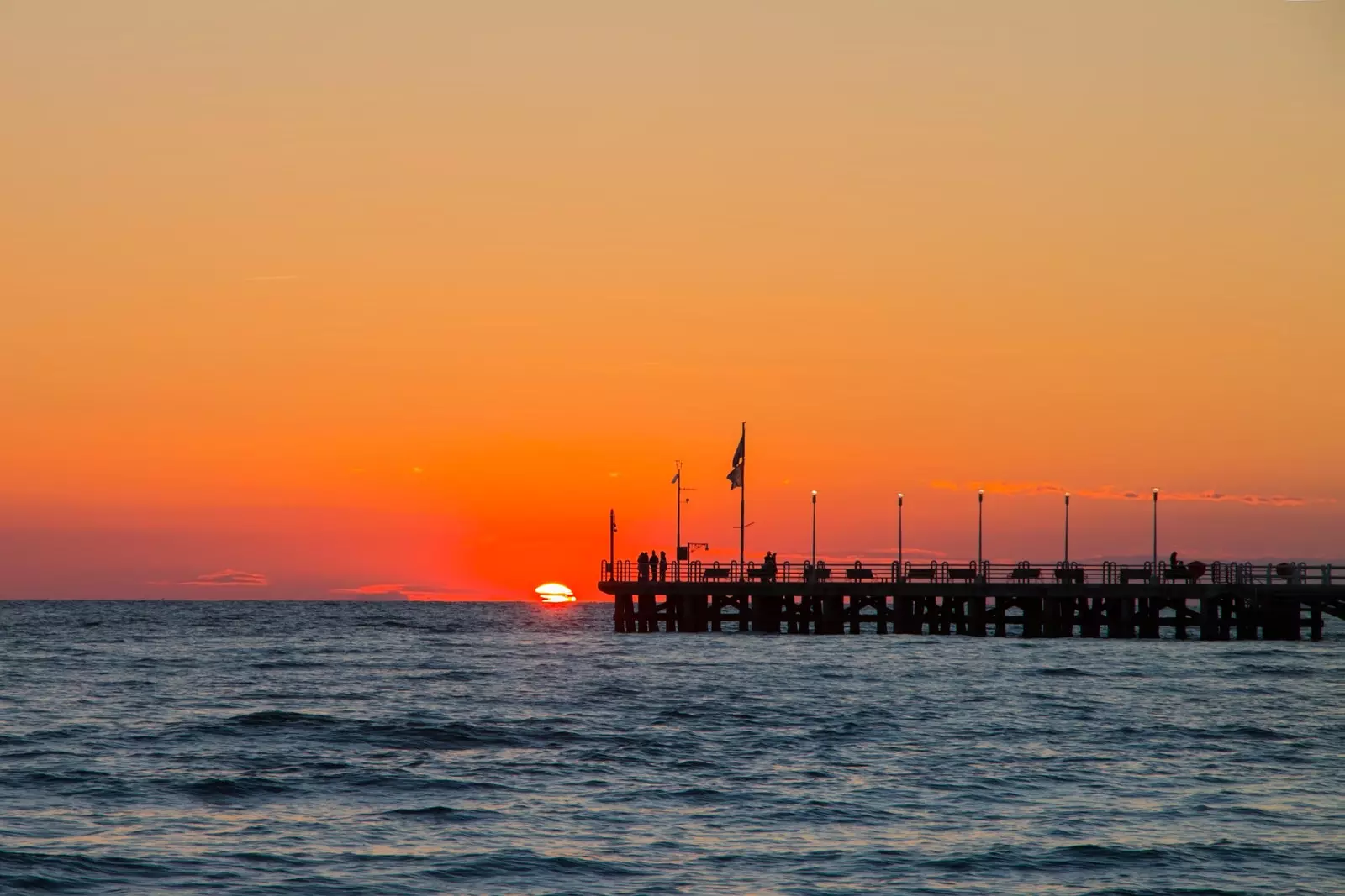 Zonsondergang Forte dei Marmi