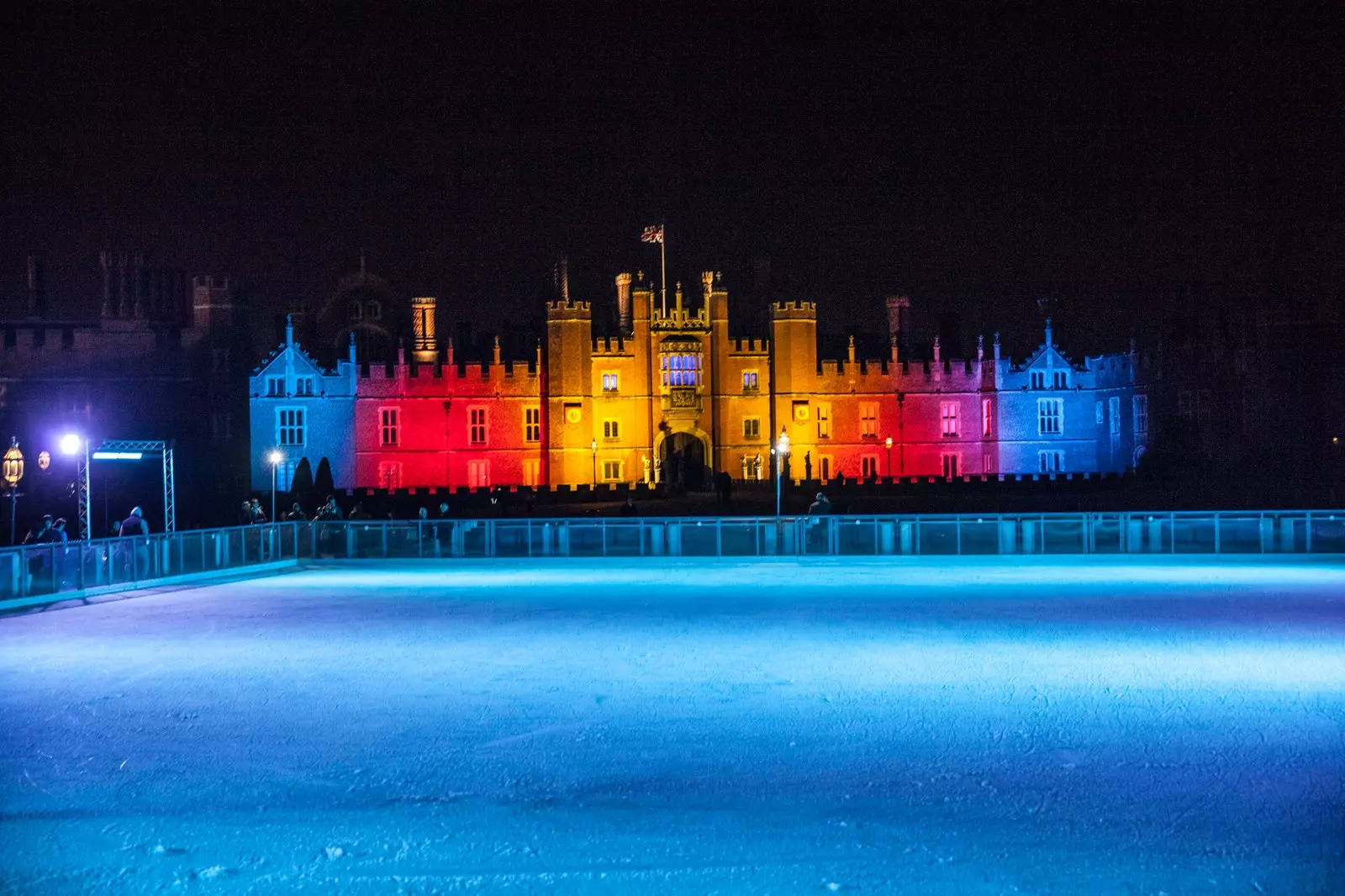 Kveld på Hampton Court.