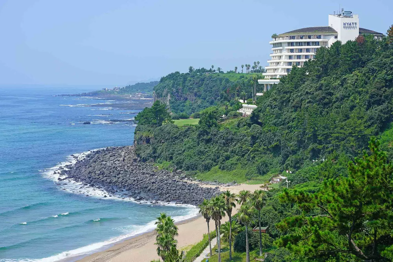 Jungmun la zona ms turística de Jeju