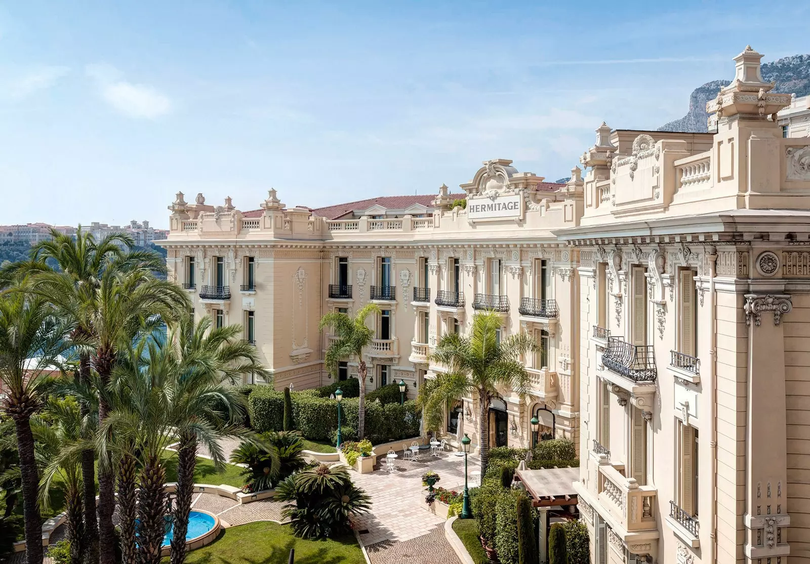 Hermitage MonteCarlo a cărui grădină de iarnă a fost proiectată de Gustave Eiffel