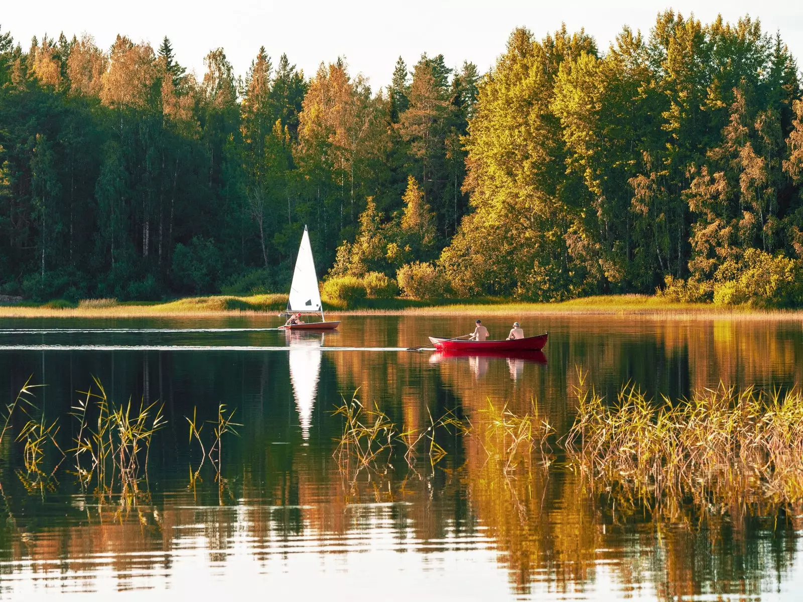 Danau Summanen Saarijärvi Finlandia