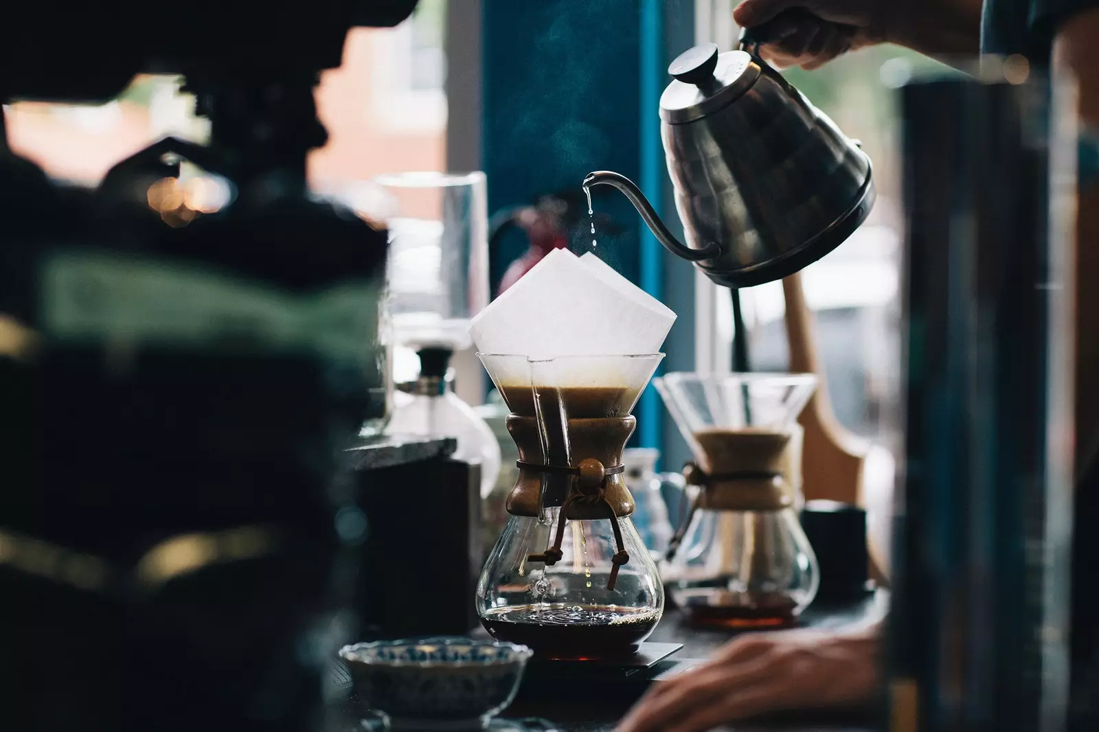 E o café em ótimos restaurantes