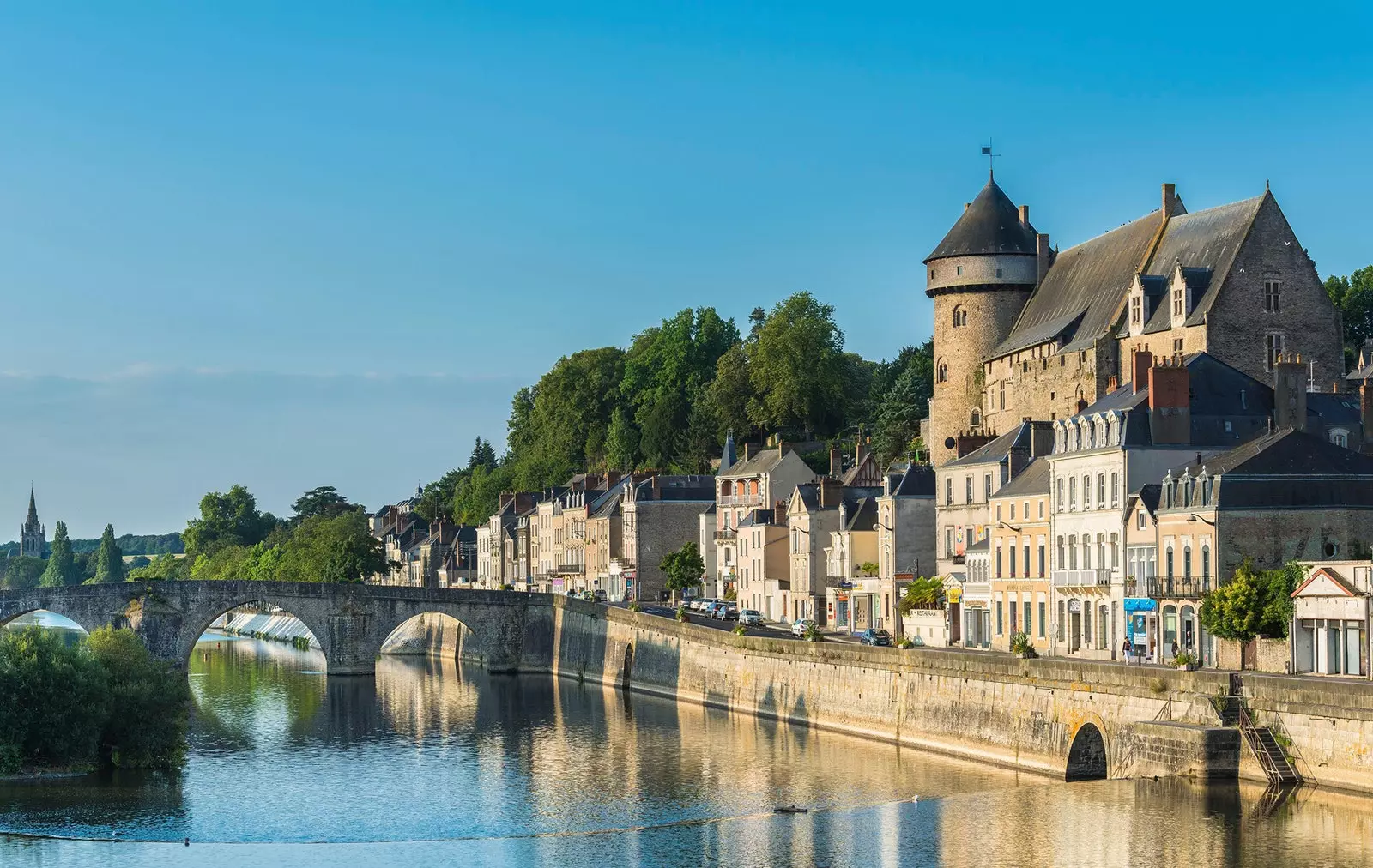 Laval the French medieval town to navigate between naïfs and surrealists