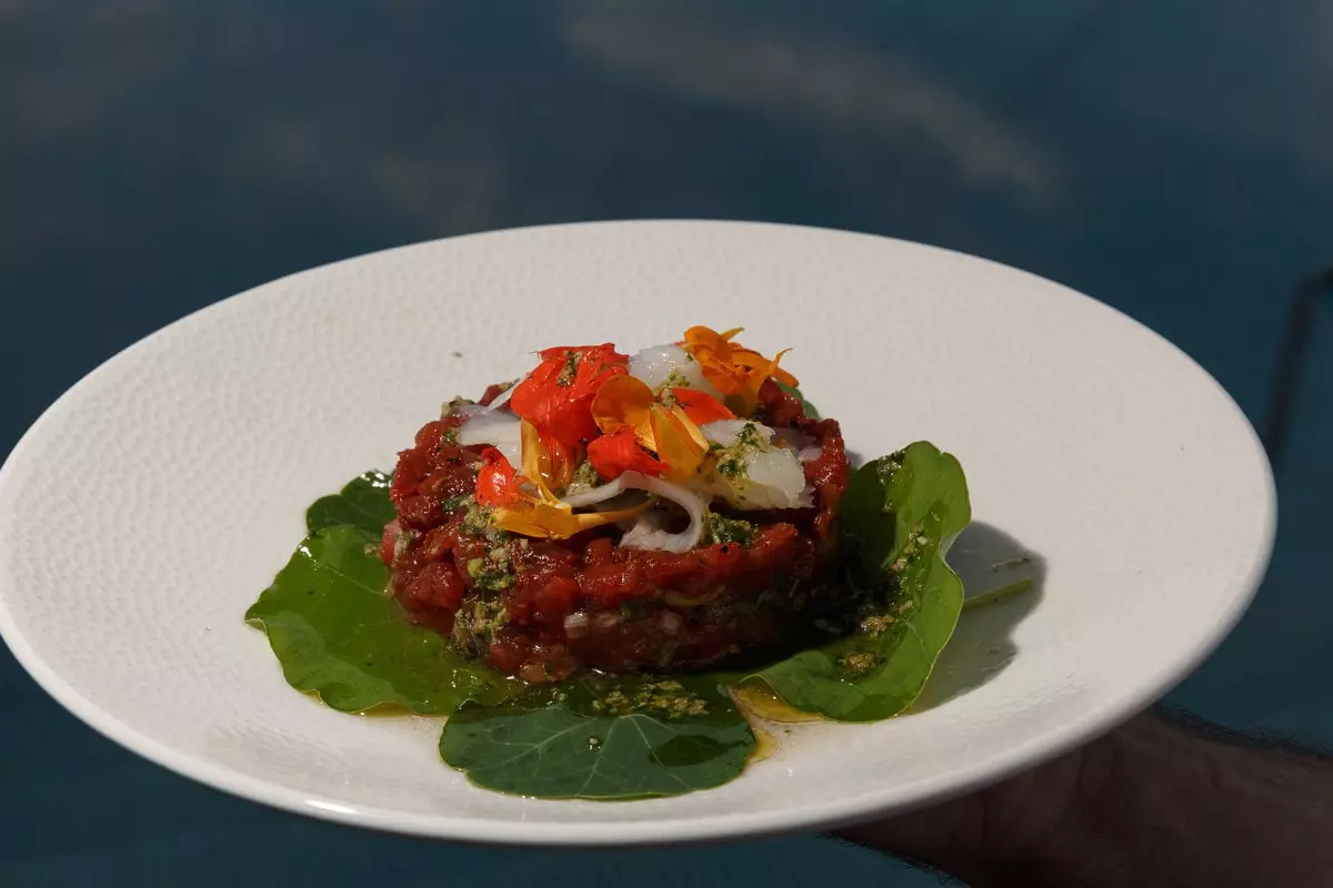 Iolanda Bustos' tartare for The Bonfire