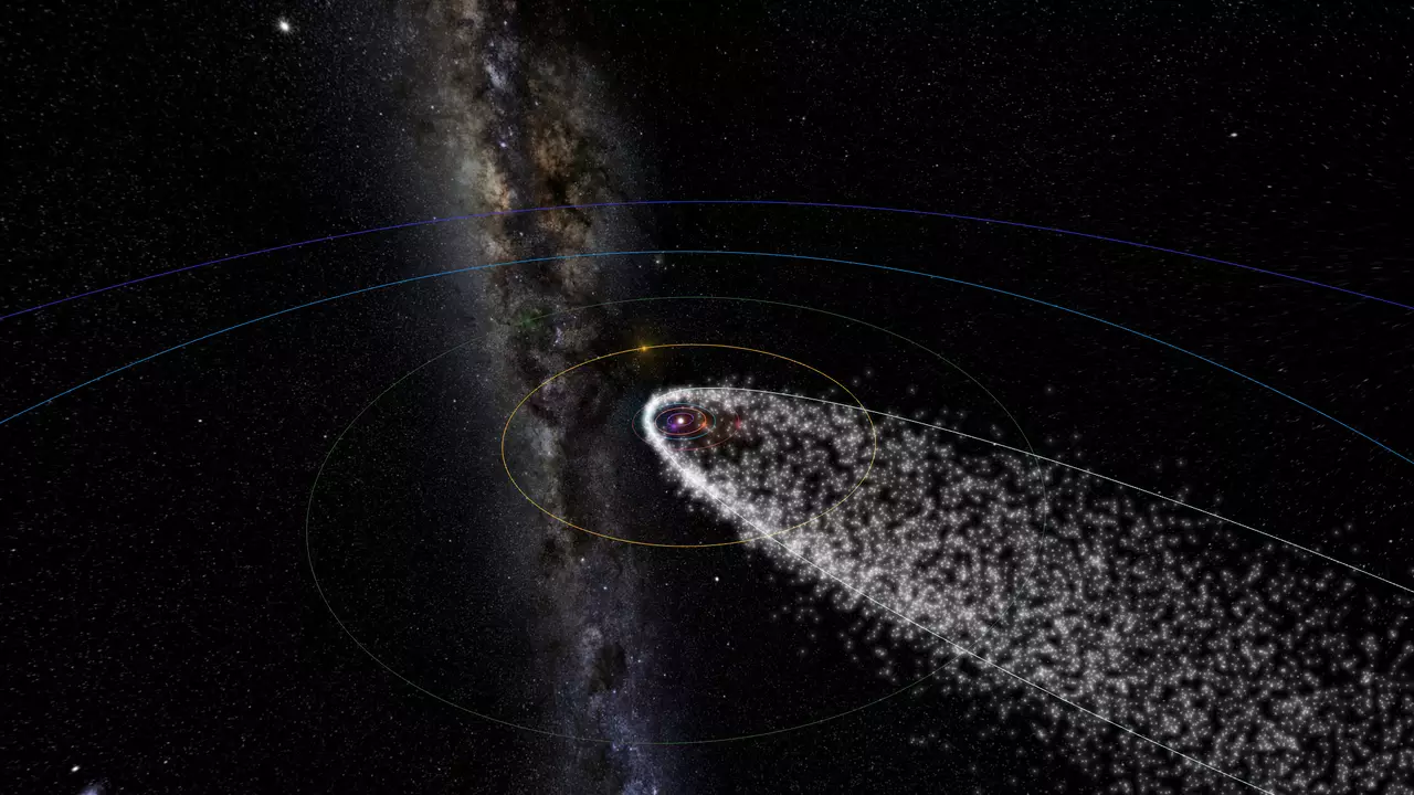 Dengan laman web ini anda boleh melihat hujan meteor seolah-olah anda berada di dalam kapal angkasa