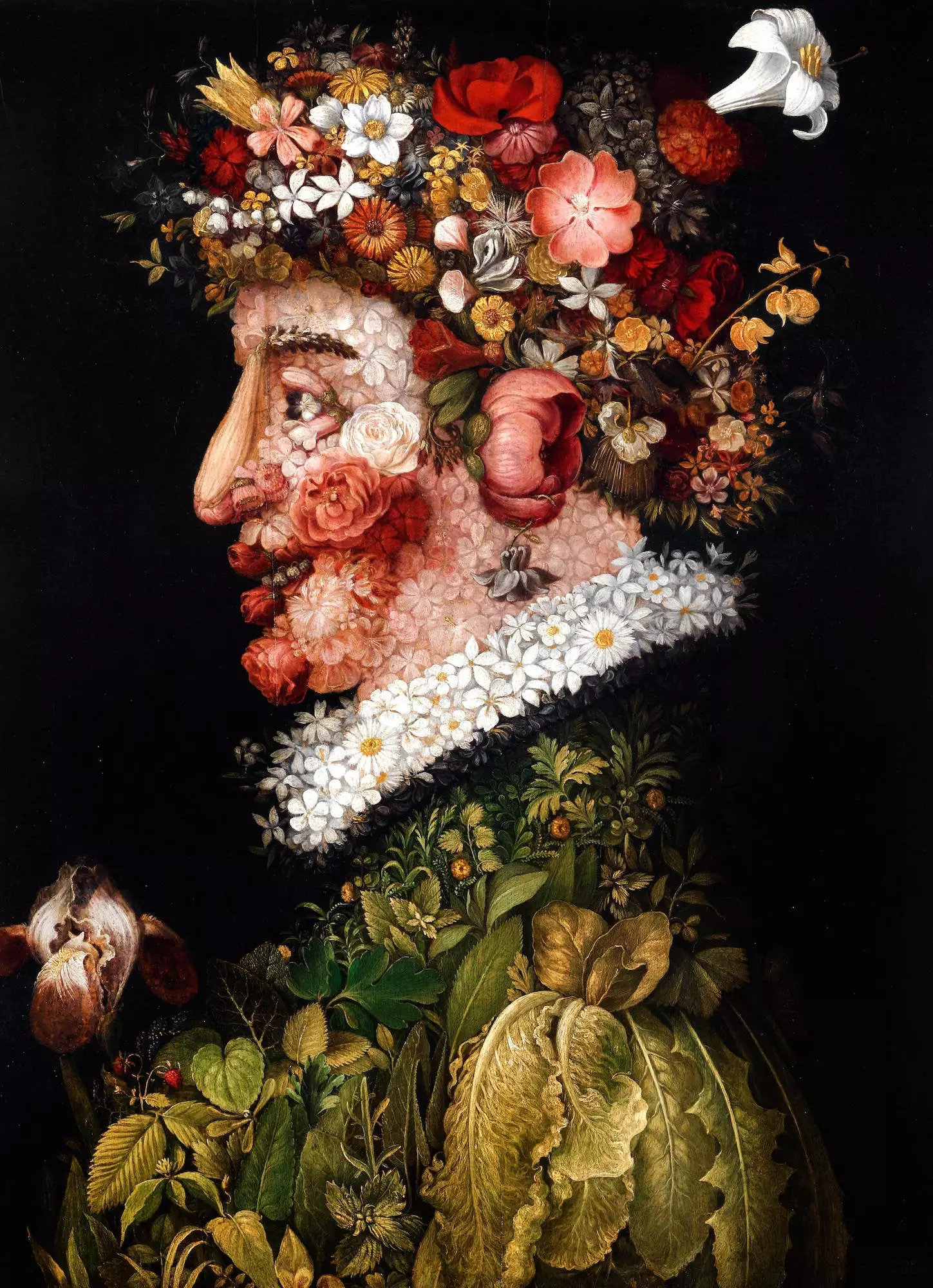 Journey to a painting 'Spring' by Giuseppe Arcimboldo