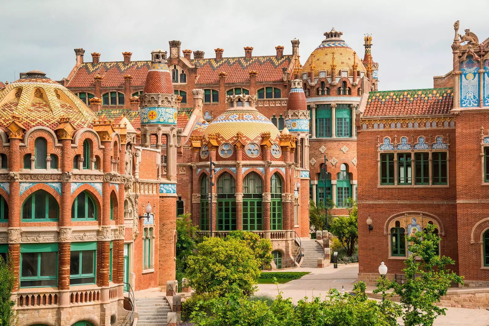 The modernist site of Sant Pau