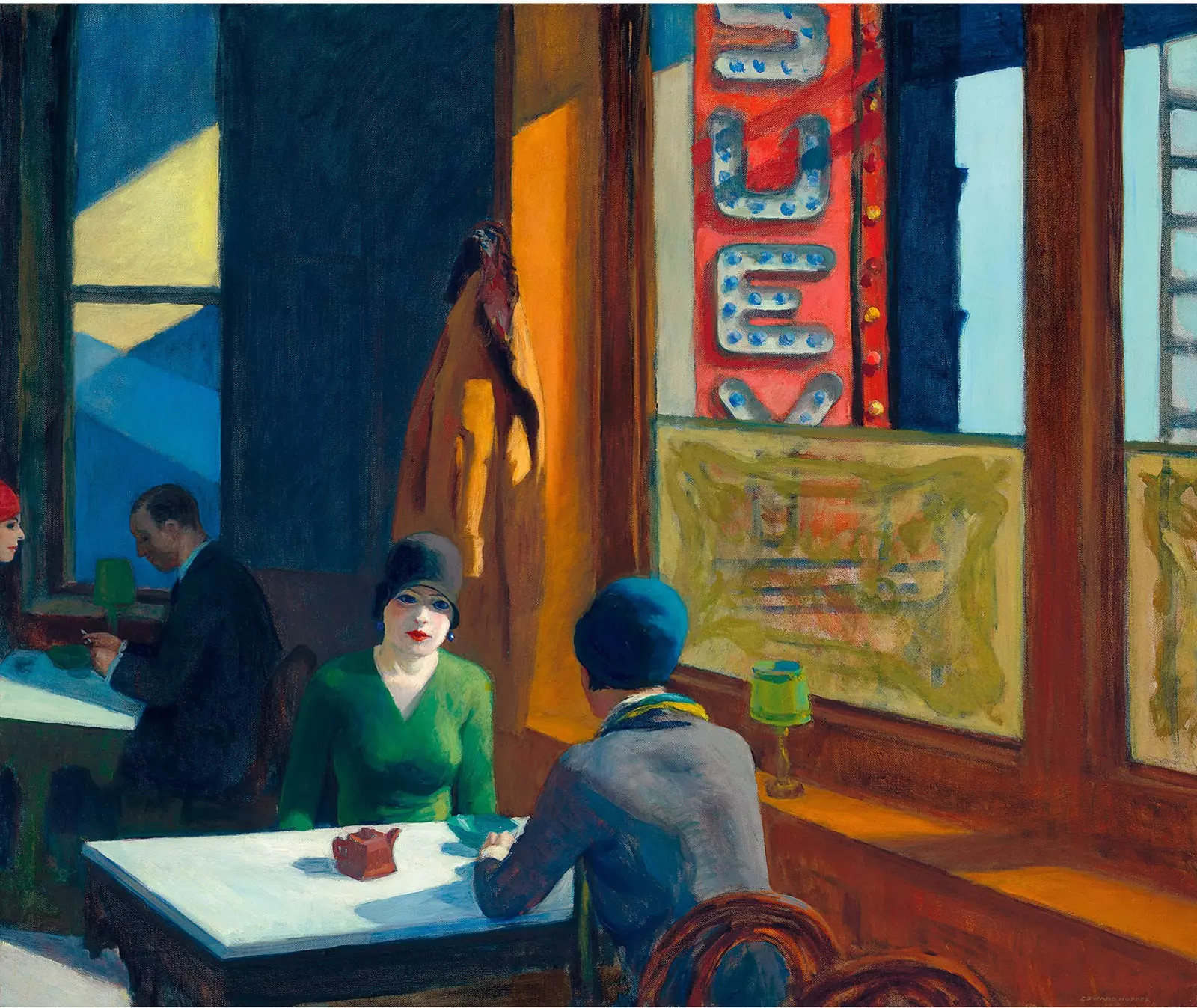 ÖNCE 'Chop Suey' Edward Hopper