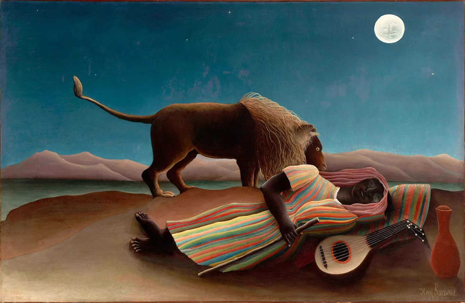 Henri Rousseau ၏ 'The Sleeping Gypsy' မတိုင်မီ