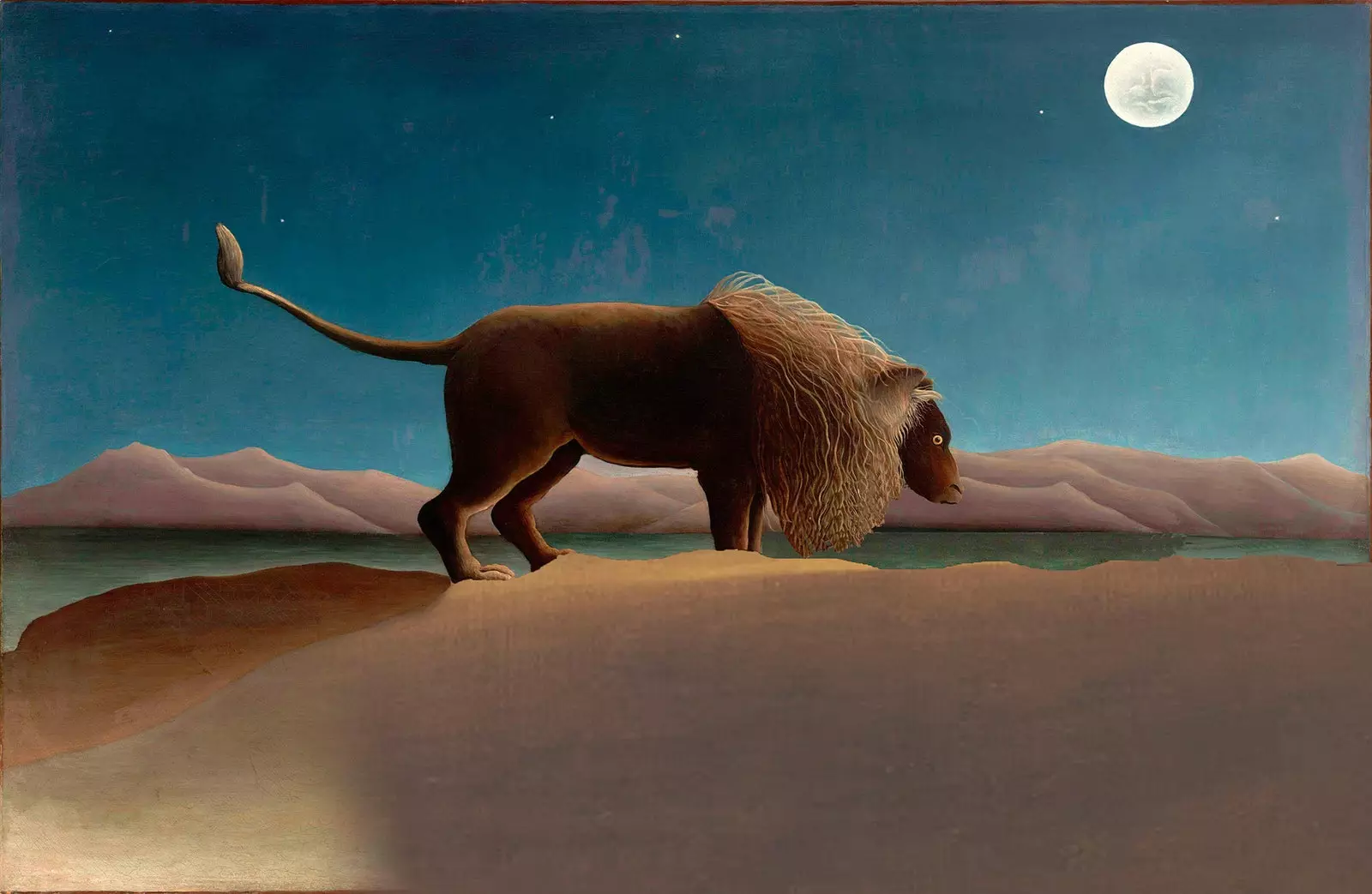 EFTER 'Den sovande zigenaren' av Henri Rousseau