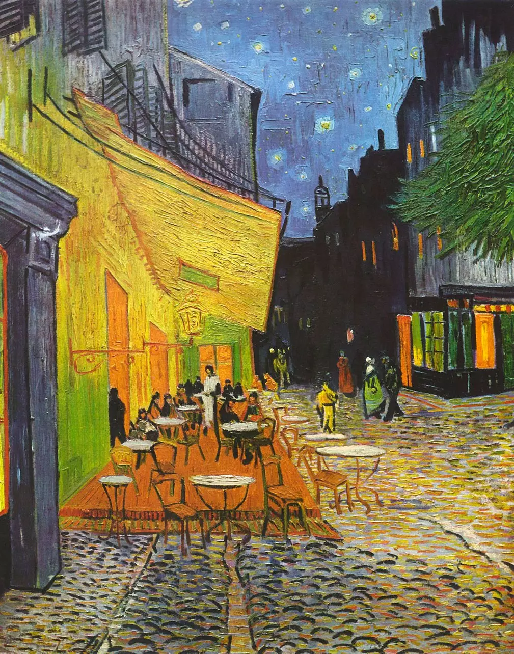 Van Gogh ၏ 'ညဘက် Cafe Terrace' မတိုင်မီ