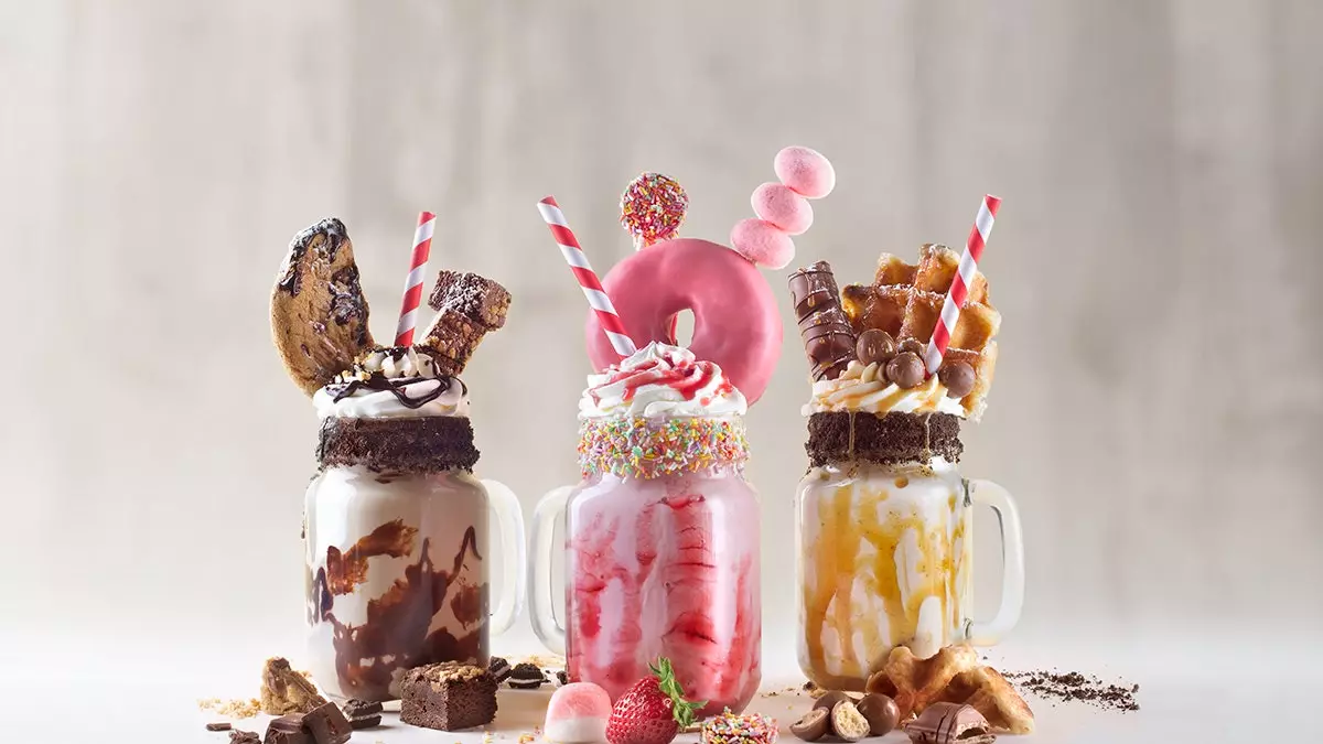 Os FreakShakes (ou shakes extremos) chegam à Espanha