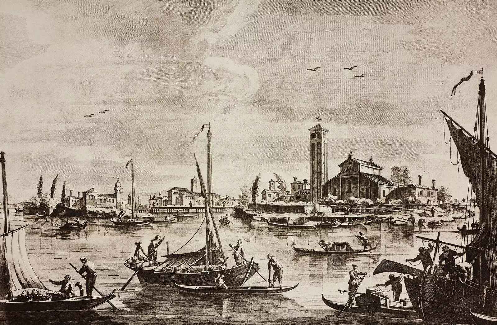 Gravure de Torcello