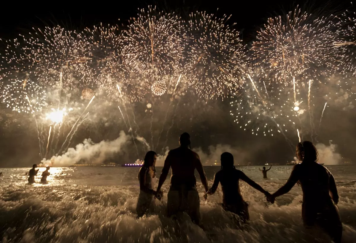 Copacabana a une fête de pointe appelée Reveillon