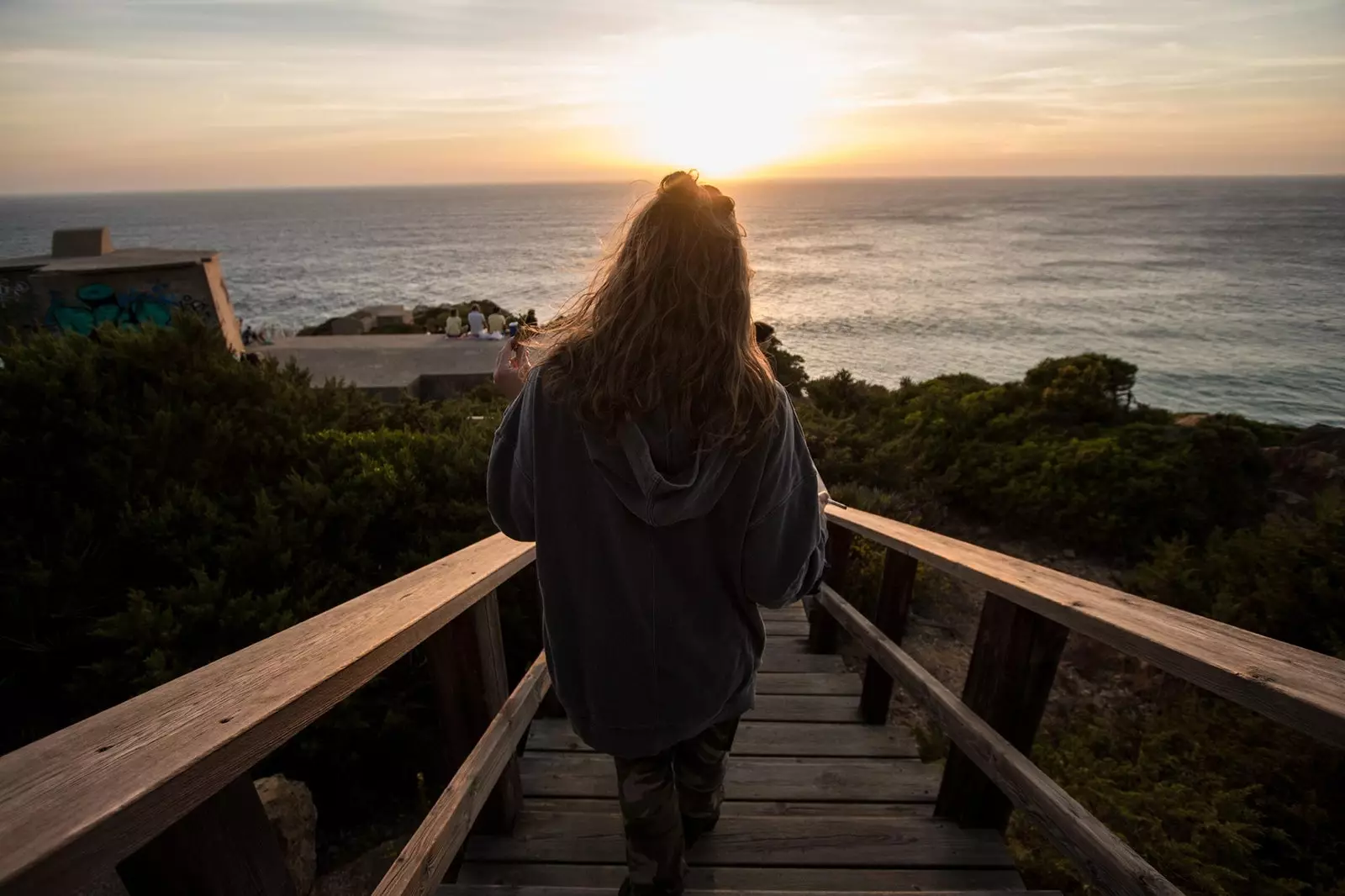 Solnedgang ved Cabo Pata Beach Zahara de los atunes