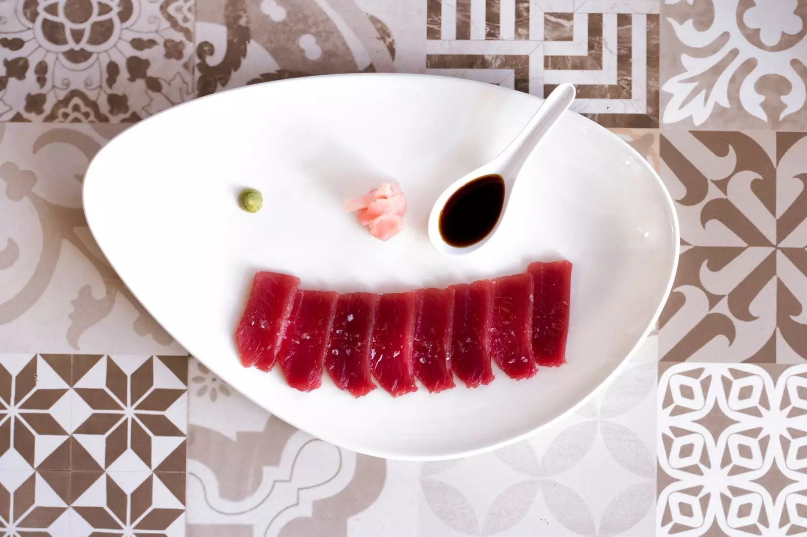 Sashimi de thon rouge sauvage de La Fresquita de Perea