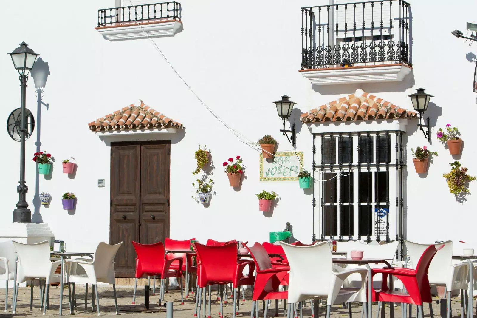 La plaça del Bar Josefi.