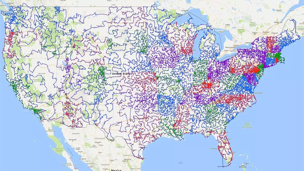 Mereka mereka bentuk peta paling cekap untuk melawat 49,603 tempat bersejarah di Amerika Syarikat