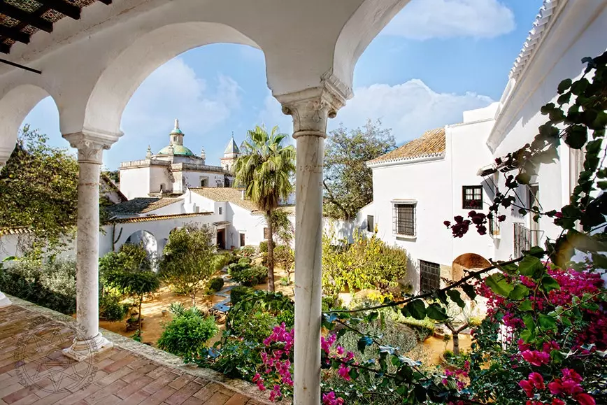 Giardini della locanda del Palazzo Ducale di Medina Sidonia a Sanlúcar de Barrameda