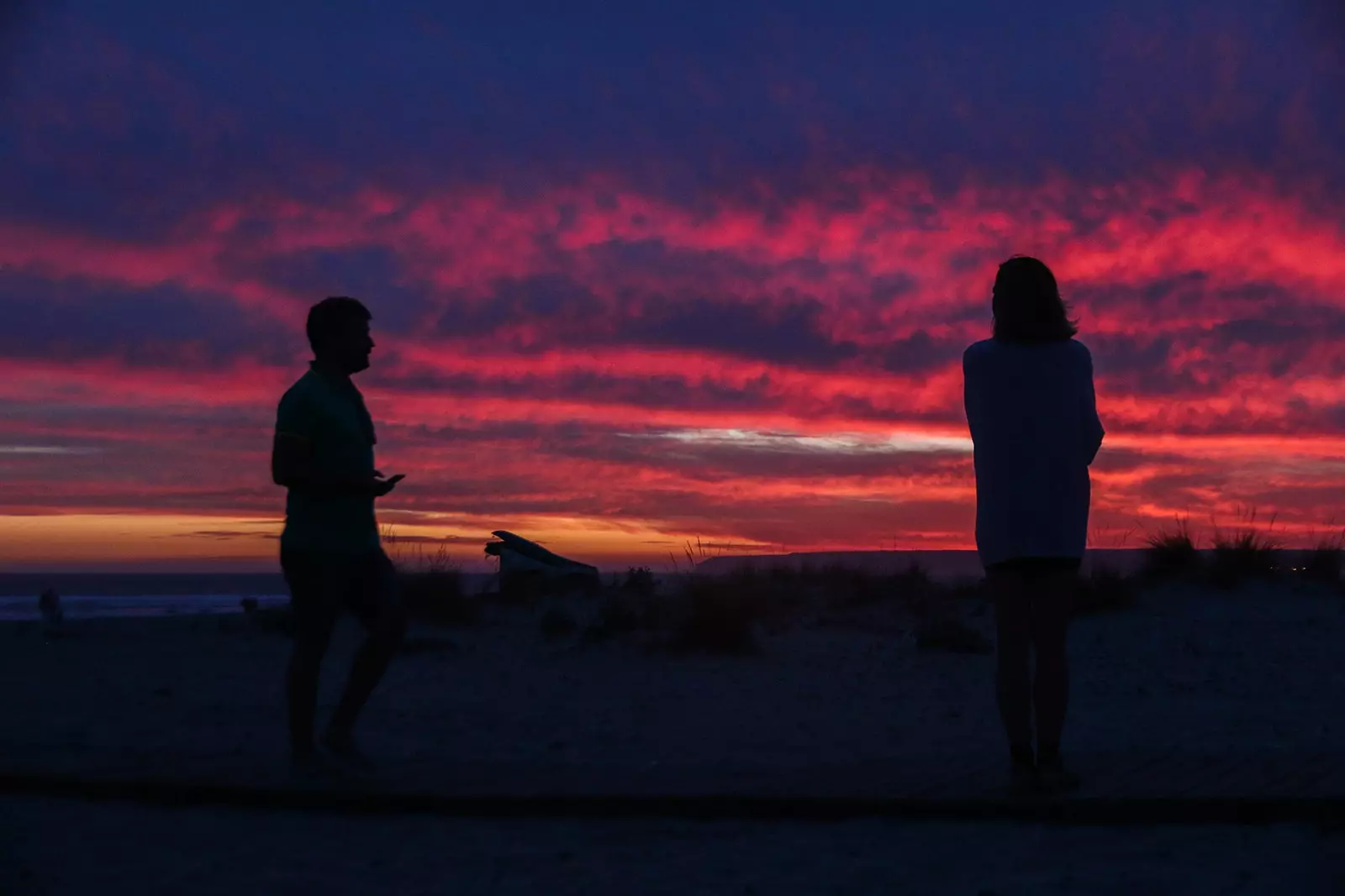 Sonnenënnergang zu Zahara de los Atunes