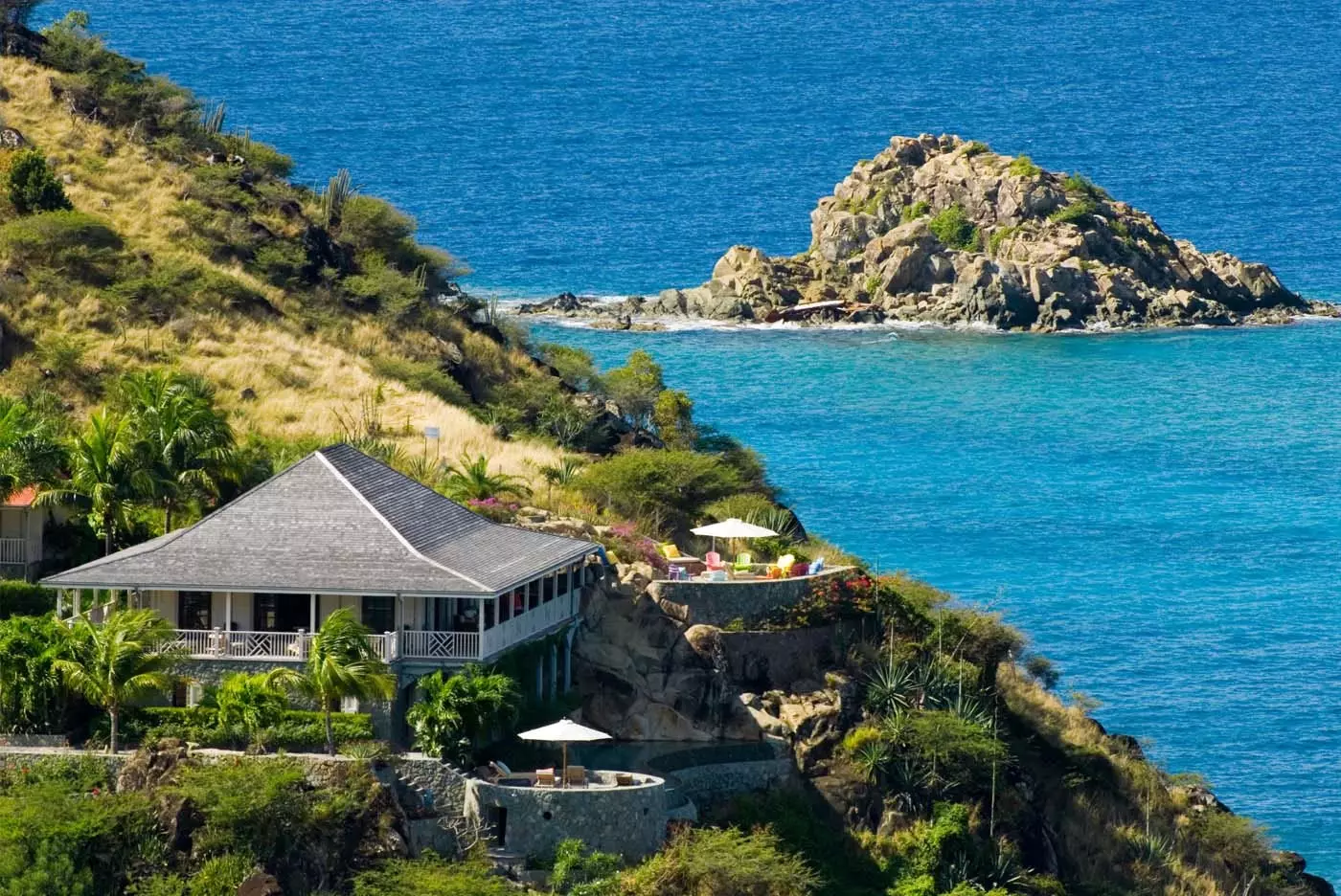 St. Barths u jednoj od njihovih privatnih vila jer je to raj za biti