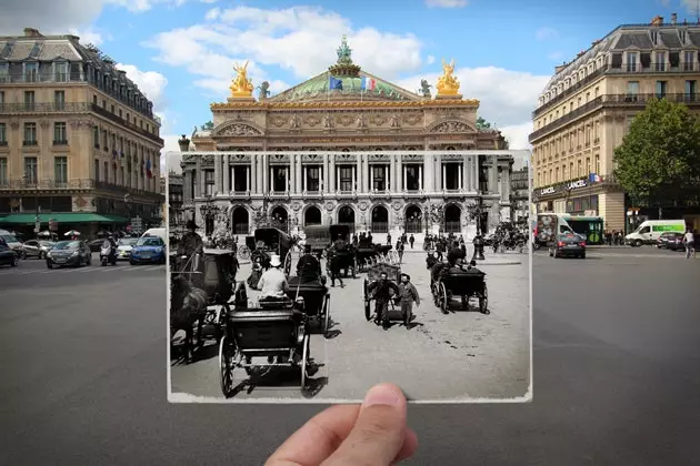 Vakarykštį ir šiandienos Paryžių vienija fotografija