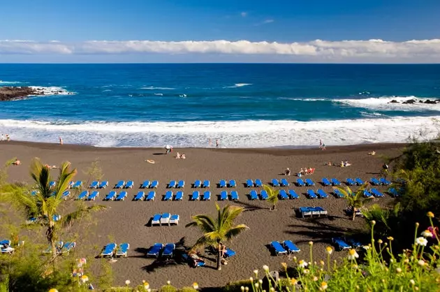 Strand in Puerto de la Cruz