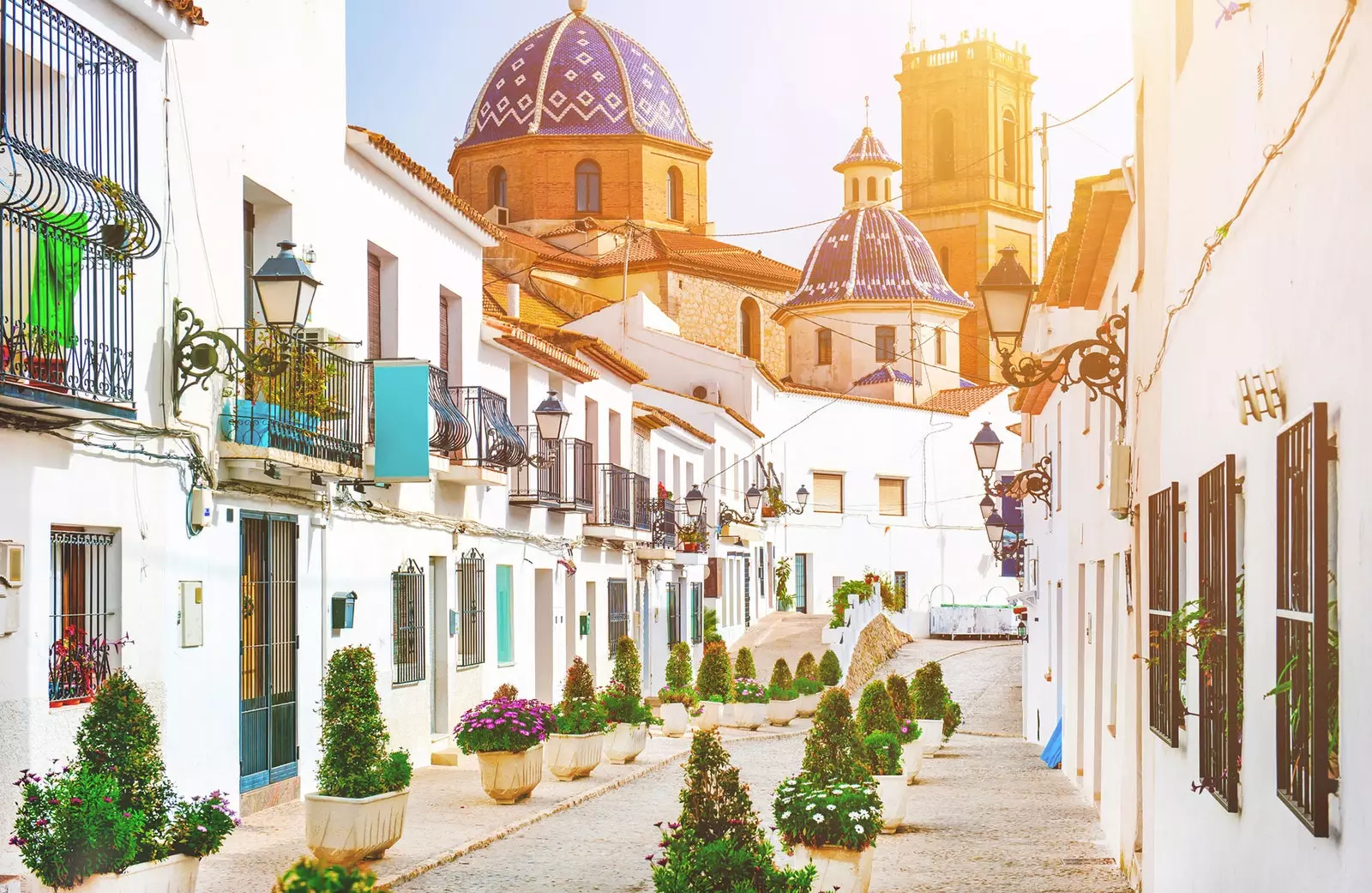 Through the streets of Altea