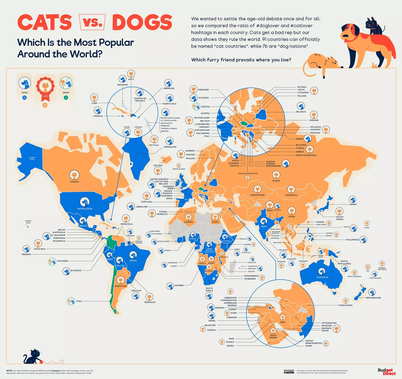 Mappa cani gatti