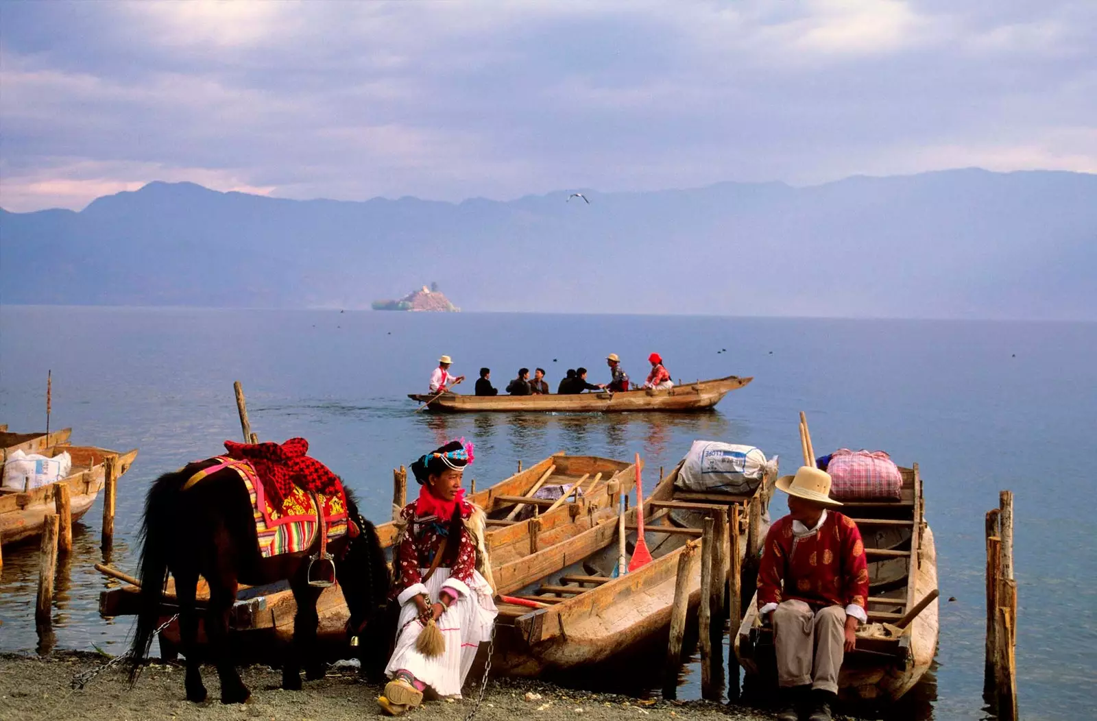 מענטשן פון Lugu Lake און Mosuo