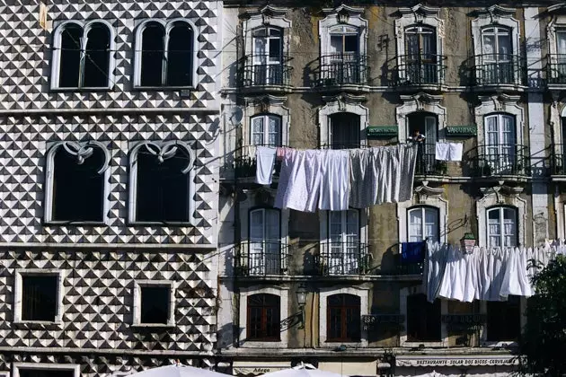 Balconies in Alfama