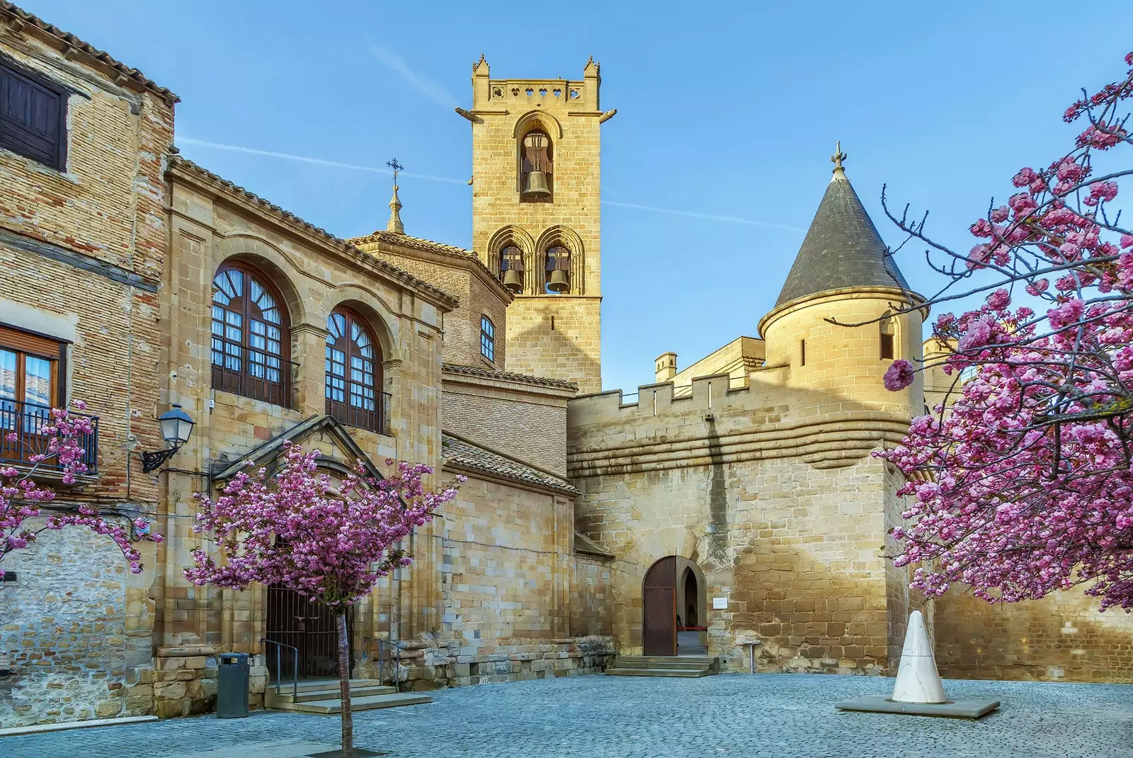 Slottet i Olite Navarra